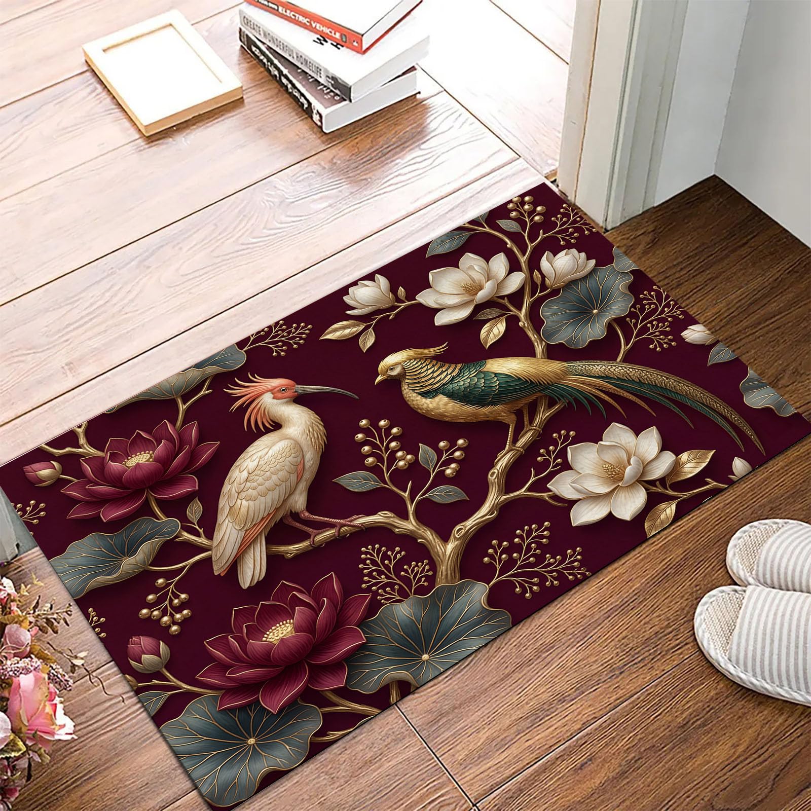 Paillasson entree lavable pour un couloir propre et accueillant style nature