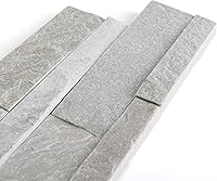 Vista 5 de Paneles de pared 3D de piedra natural, paneles de pared decorativos, paneles de pared con acento de piedra apilada, paneles de pared