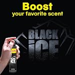LITTLE TREES Car Air Freshener. SPRAY Provides a Long-Lasting Scent for Auto or Home. On-the-go Freshness. Black Ice, 6 Air Fresheners