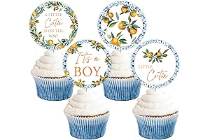 Kreatwow Little Cutie Cupcake Toppers for Boys