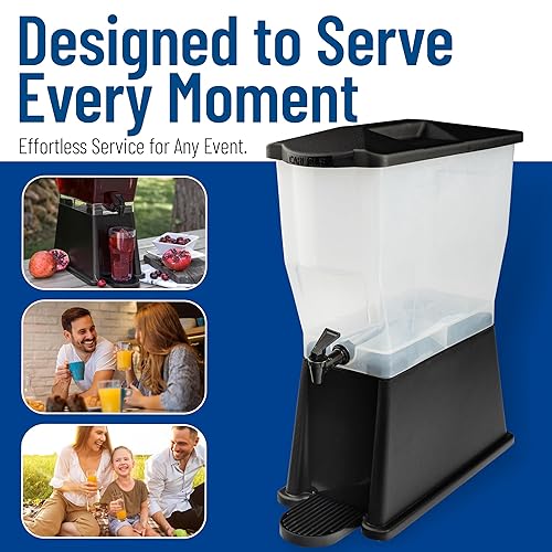 Vista 20 de Carlisle TrimLine dispensador de bebidas económico, Transparente, 1