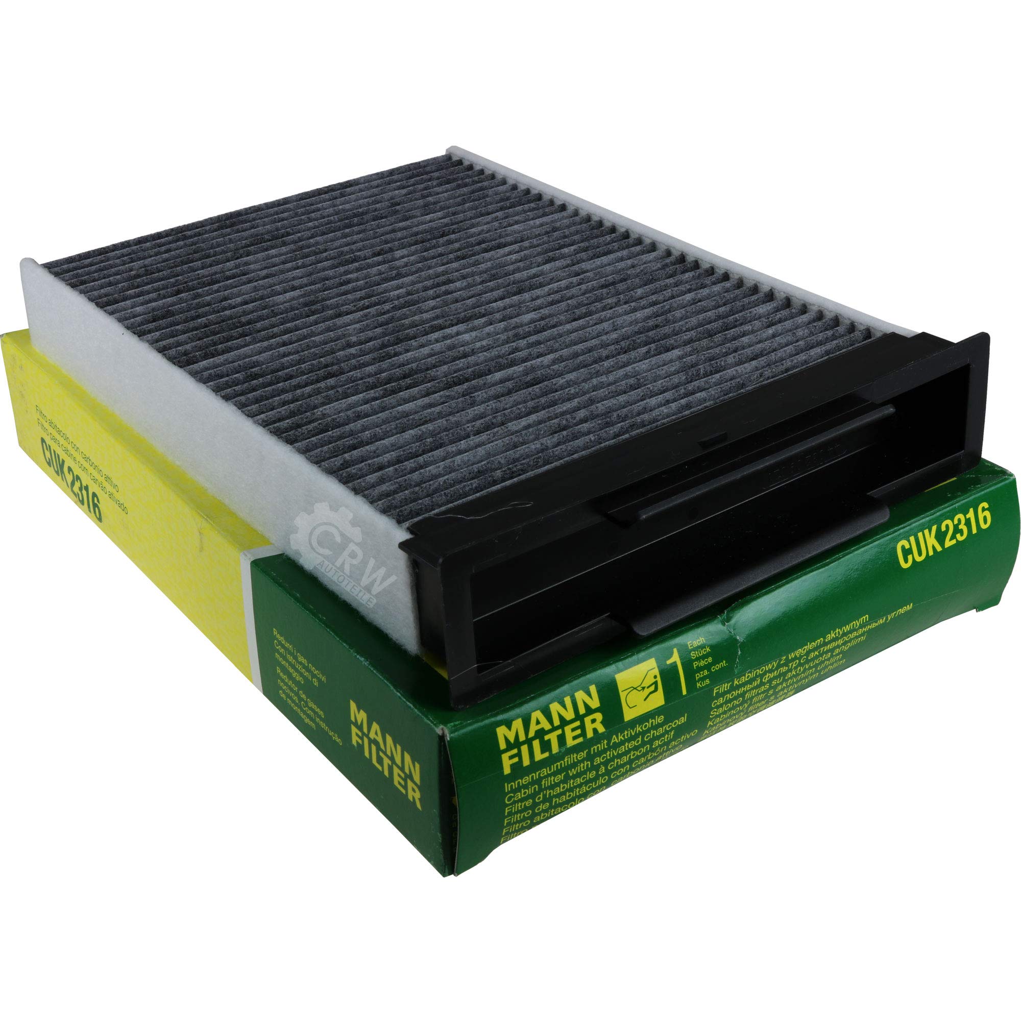 Paquete de inspección Kit de mantenimiento de filtros con filtro de aceite W 79, filtro de aire C 2538, filtro de combustible P 733/1 x, filtro de habitáculo CUK 2316, tornillo de cierre