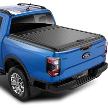 Flowkottu Retractable Tonneau Cover Fit Ford Ranger 2019-2026 Truck Bed
