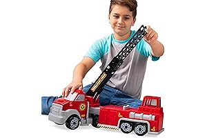 Steel Classics, Hook N’ Ladder Fire Truck – Made with Steel &...