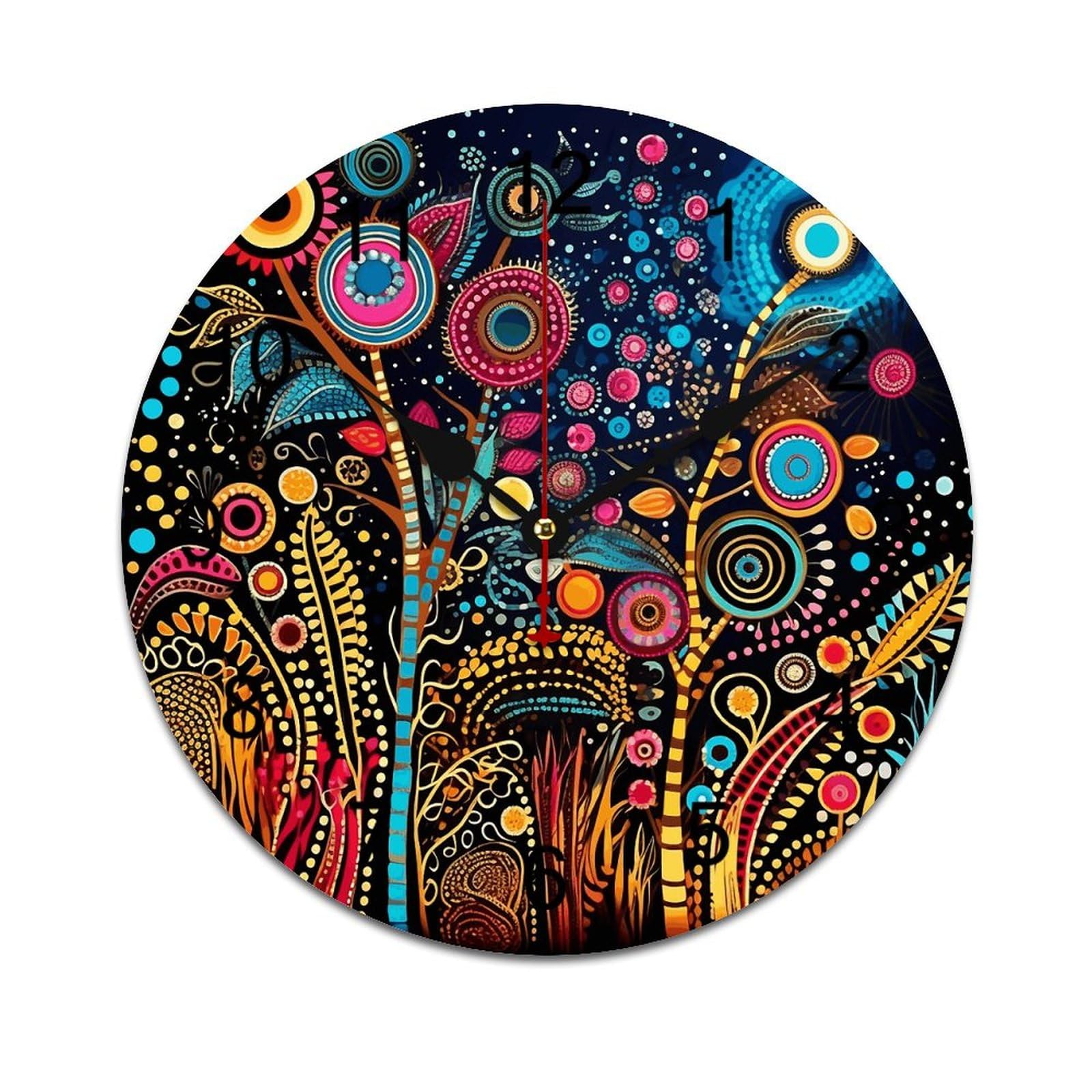 Horloge murale silencieuse pour un salon zen sans tic-tac