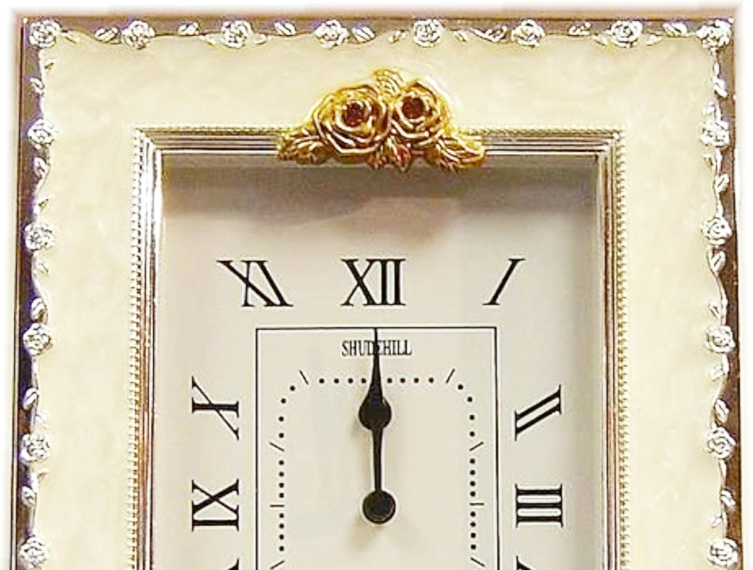 Happy 50th Golden Wedding Anniversary Quartz Table Clock Gift Present