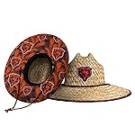 FOCO mens Nfl Team Logo Floral Sun Straw Hat, Team Logo, One Size US