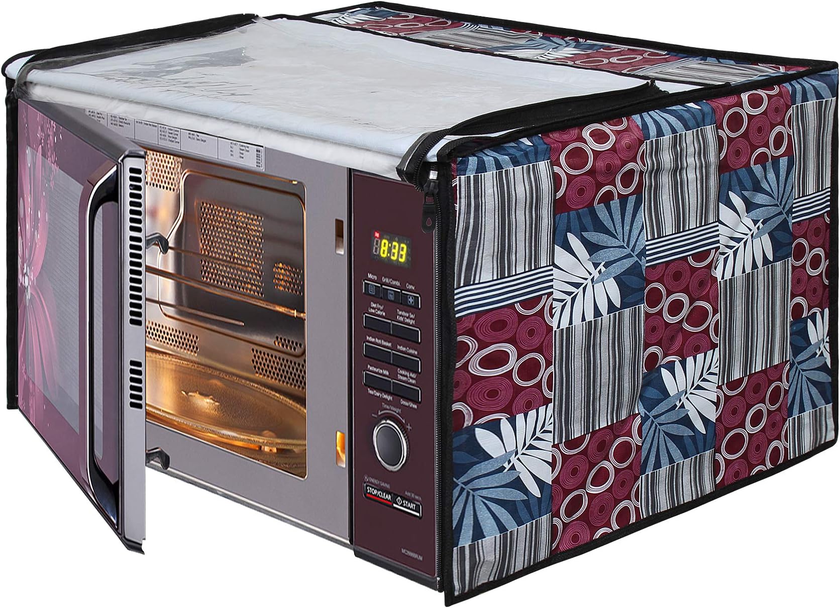 Glassiano Microwave Oven Cover for Godrej 20 Litre Convection GMX 20CA5 MLZ