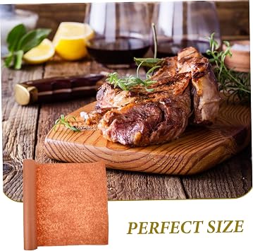 1 Roll Butcher Paper Portable Non Sticky Bbq Baking Paper Heat Resistant Oilproof for Grilling Smoking and Meal Prep Roll for Home Outdoor Use