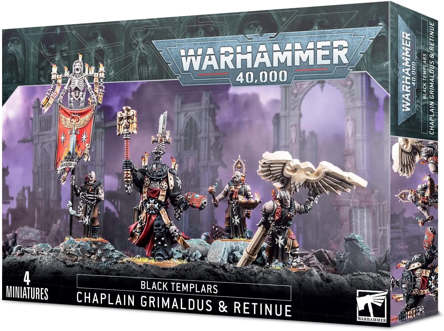 Warhammer 40,000 - Black Templars: Grimaldus & Retinue