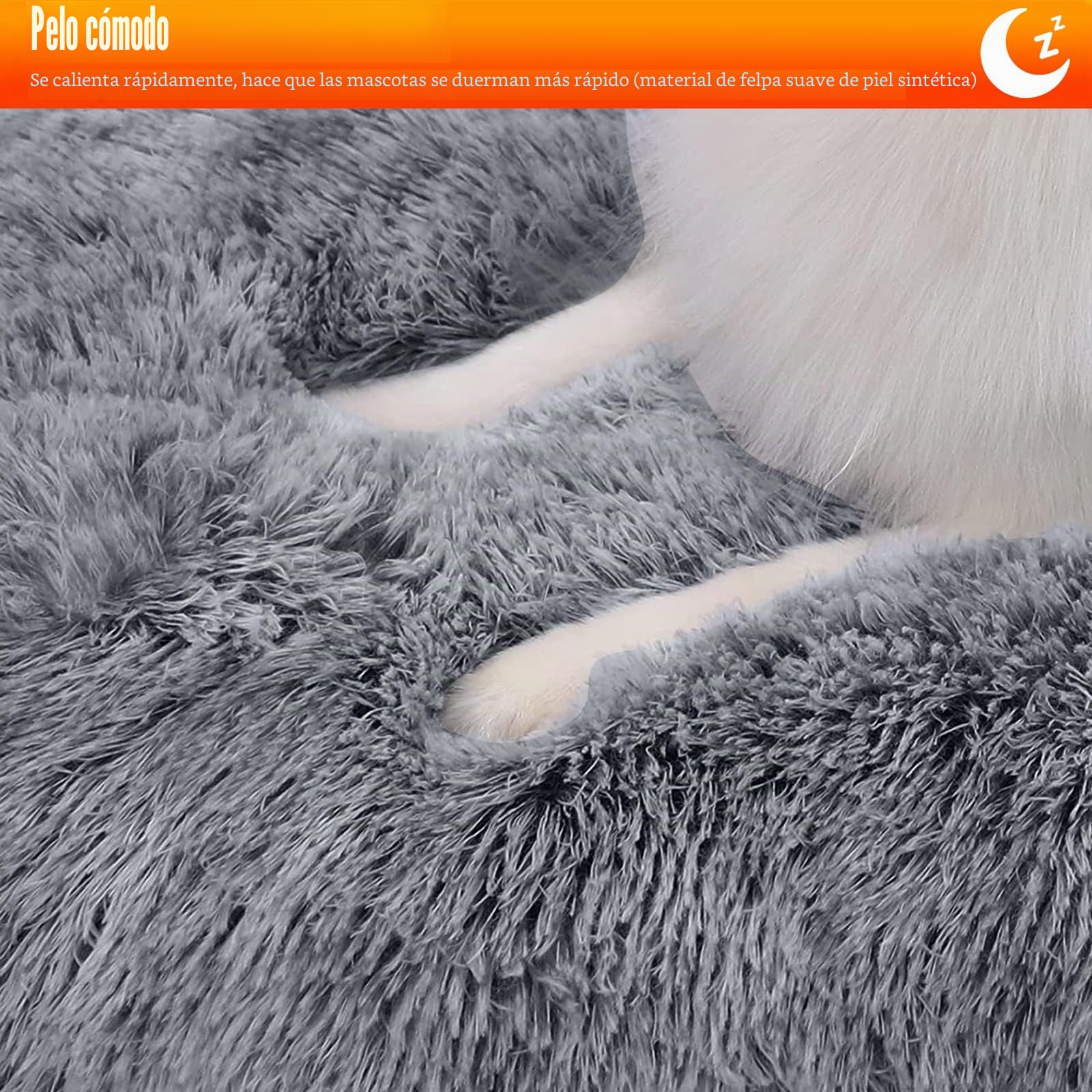PETCUTE Cojín Ortopédico para Perros,Lavable,Colchoneta para Perros,XL | Cama para Perros y Gatos,Desenfundable Cómodo Suave y Cálida,Cama para Mascotas con Parte Inferior Antideslizante