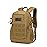 ArcEnCiel 20L Tactical Backpack MOLLE Daypack Gear Pack Camping Bag with PatchBrown