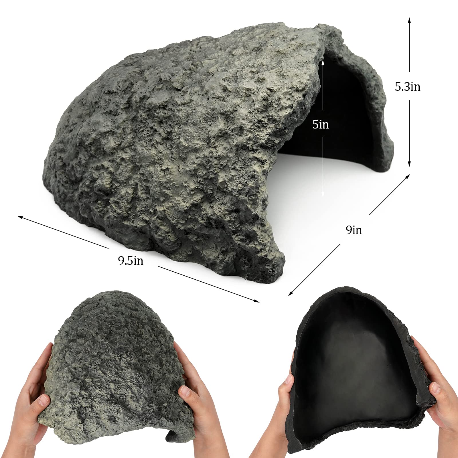 Reptile Roche Reptile Cachette Grotte Cachette Terrasse Habitat Petit LéZard Serpent Tortue Grenouille Amphibien Petite DéCoration
