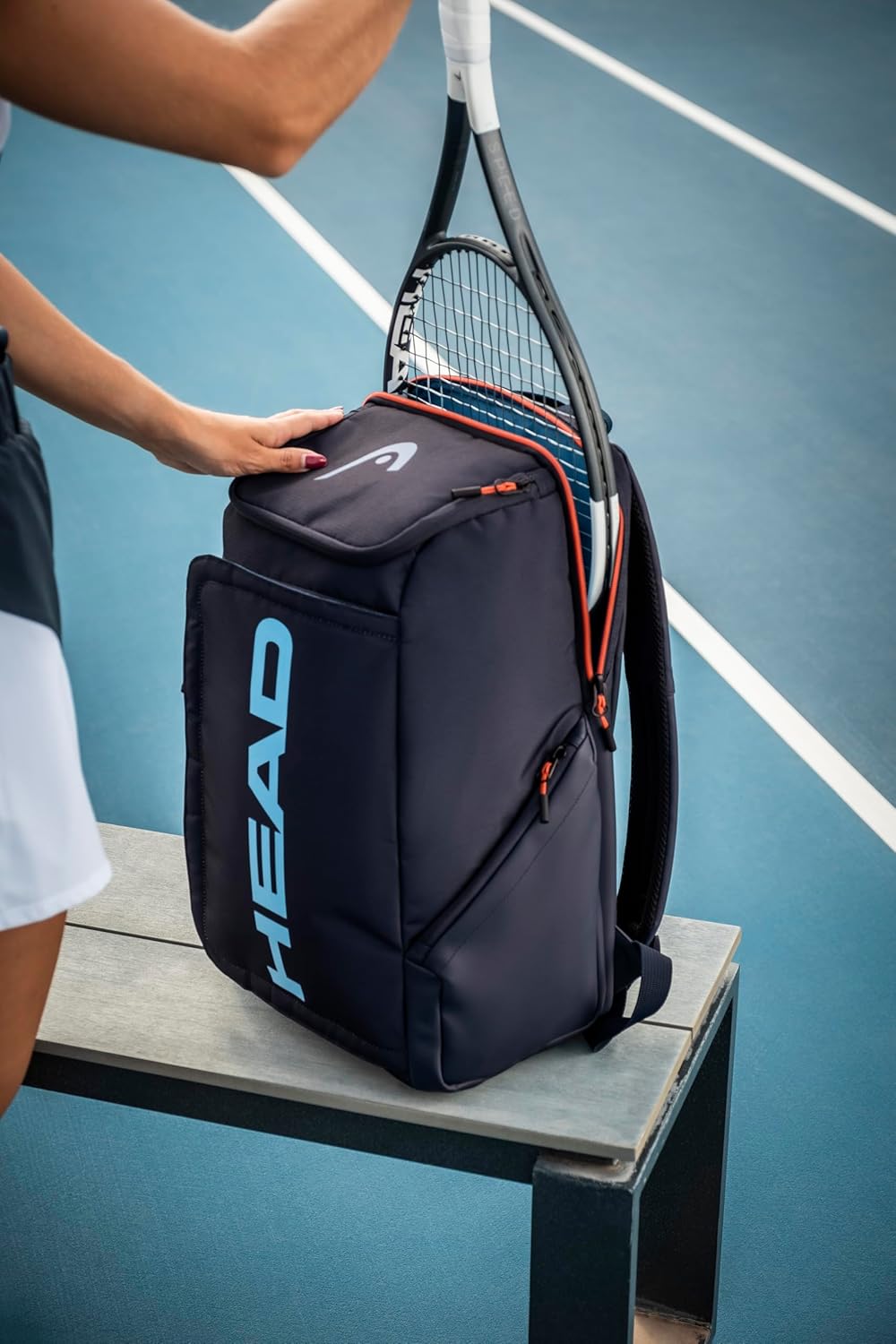 HEAD Pro Backpack 28L (2R) Tennis Backpack - Holds 2 Racquets, Shoe Compartment, Travel Sports Bag