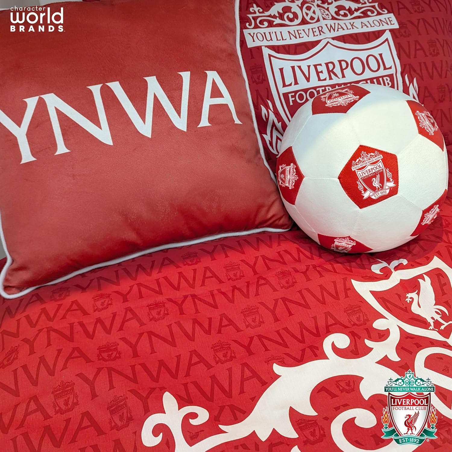 Amazon.com: Character World Liverpool YNWA 3D Soccer Cushion