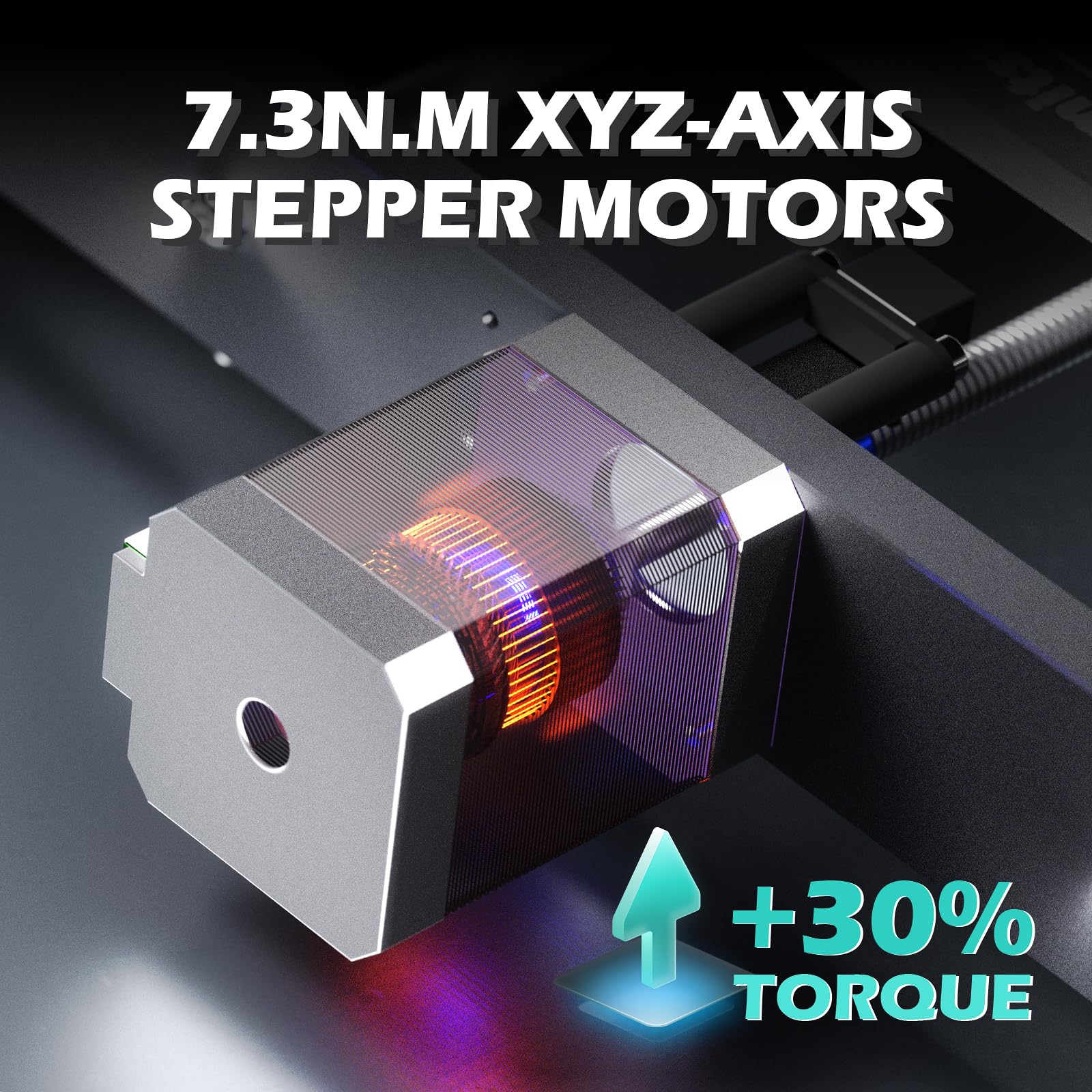 Genmitsu 3020-PRO Ultra CNC-Fräsmaschine+ 5,5 W FAC-Lasermodul, 710-W-Spindel für Metall, Holz, 60-mm-Schrittmotor, Eingebauter Motherboard-Lüfter,