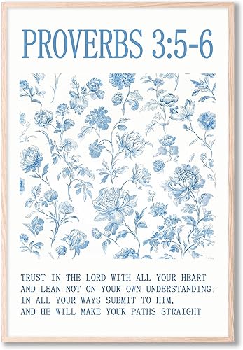 Vista 13 de William Morris - Arte de pared con estampado floral de flores naranjas, arte de pared estético de William Morris, arte de pared botánico de William