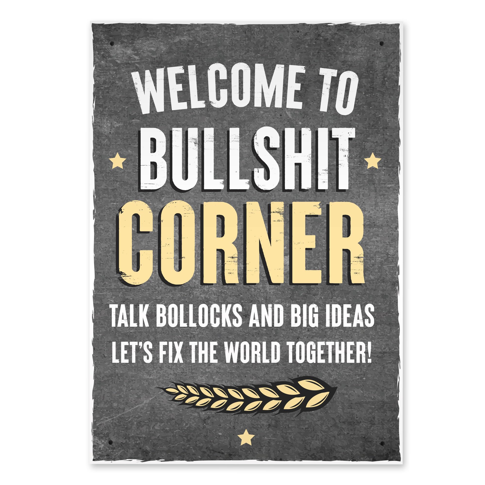 Red Ocean Funny Garage Shed Man Cave Sign Pub Bar Signs Joke Plaque Rude Sign Gift For Him Her