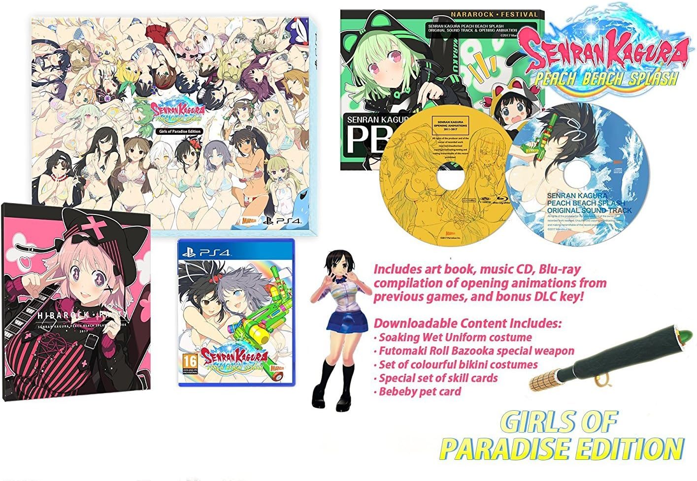 SENRAN KAGURA Peach Beach Splash - Girls' of Paradise Collector's Edition