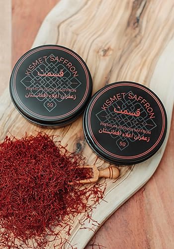 Miniatura 2 de Kismet Saffron, Hilos de azafrán superiores (Super Negin), azafrán afgano premium (5.00)