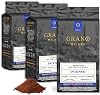 Grano Milano Ground Coffee 750g, Intenso Arabica and Robusta, Dark Roast Intensity 5/5 Extra Strong Coffee, Made in Italy