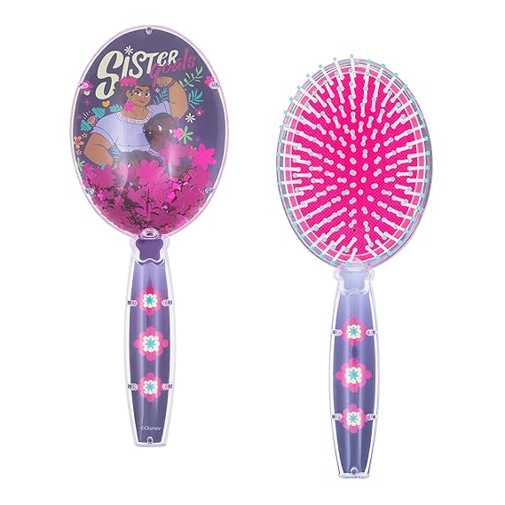 Encanto Hair Brush with Magical Sparkling Stars Confetti