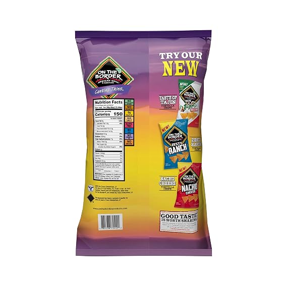 ON THE BORDER Cantina Thins Tortilla Chips, 10 Oz Pack Of 15