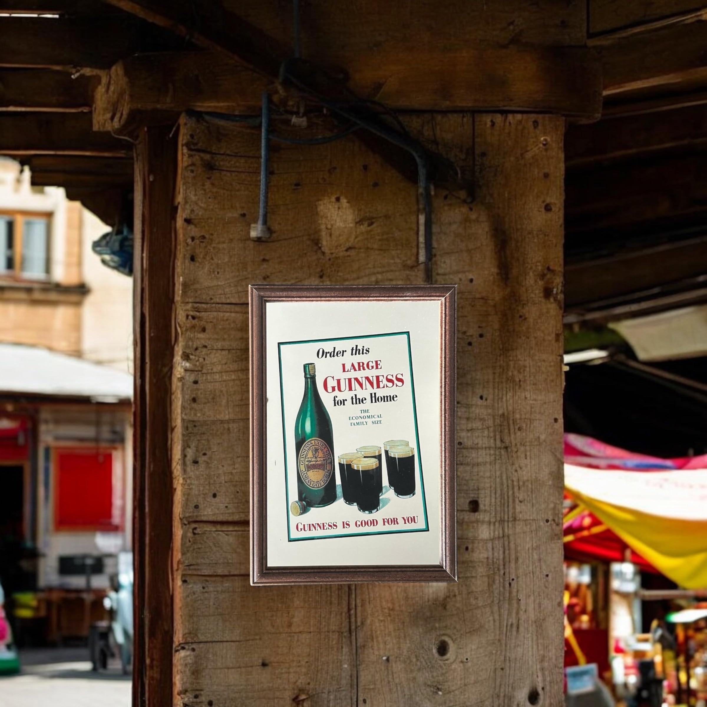 Laurie's Pub And Bar Accessories Multicolor Guinness 'Is Good For You' Small Mirror