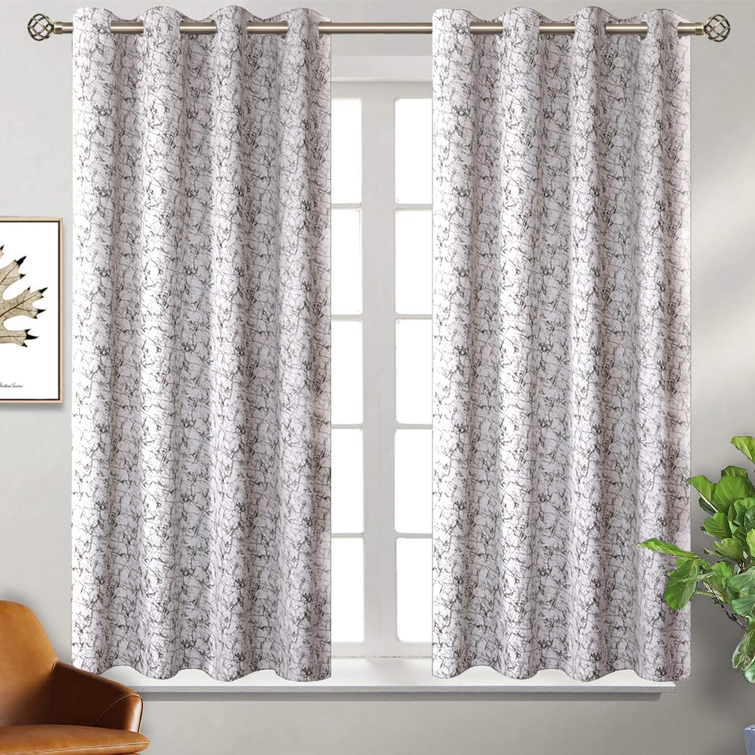 Cloth Fusion Velvet Window Curtain 5 feet Set of 2|Heavy Abstract Premium Curtains(White) (B0BWJGNH48) Amazon Price History, Amazon Price Tracker