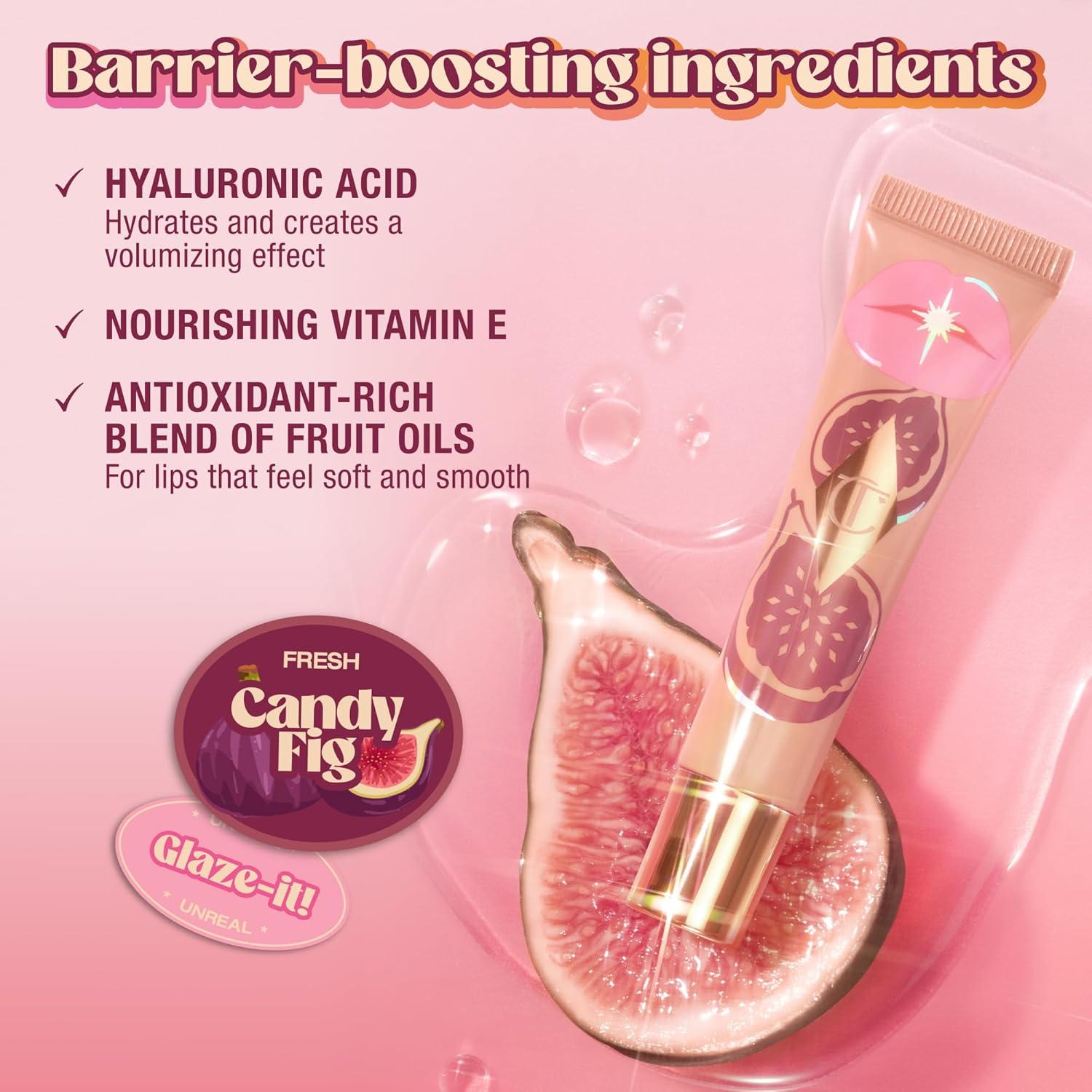 Charlotte Tilbury Healthy Glow Nectar Lip Oil - Sheer Tinted Lip Gloss Oil with Hyaluronic Acid & Vitamin E - Leaves Lips with a High-Shine Glaze & Lasting Hydration - Image 5