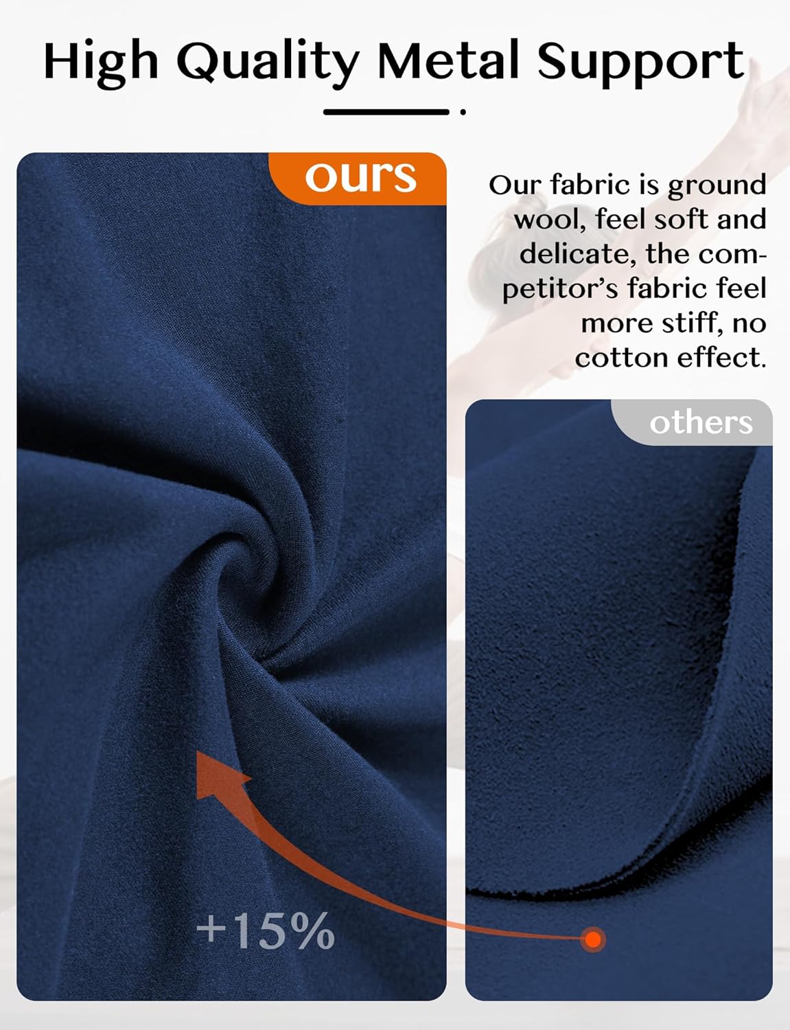 AURUZA Women's Capri Pants-Loose Fit, High-Waisted, Wide Leg Lounge Trousers Palazzo with Pockets，for Yoga and Casual - Image 7