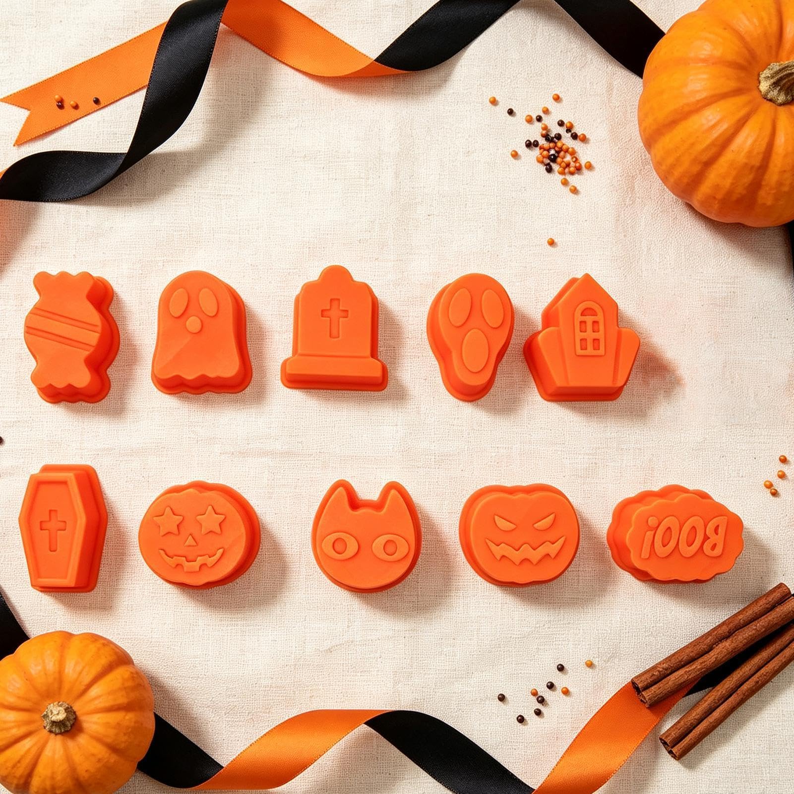 Genérico Set per torta di Halloween, utensili per torte festive