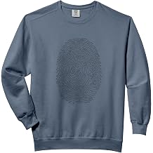 Matrix Coded Fingerprint Comfort Colors Adult Sweatshirt