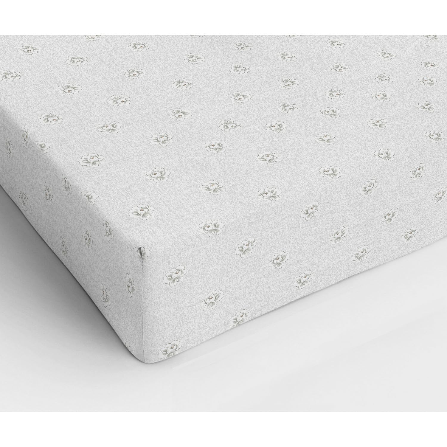 GEMITEX Completo Letto Cotone In, 100% COTONE, Traspirante, Privo di Sostanze Nocive, Qualità Certificata STANDARD 100 by OEKO-TEX Fiducia nel Tessile, 1 PIAZZA E MEZZA, G12/GRIGIO, Designed in Italy