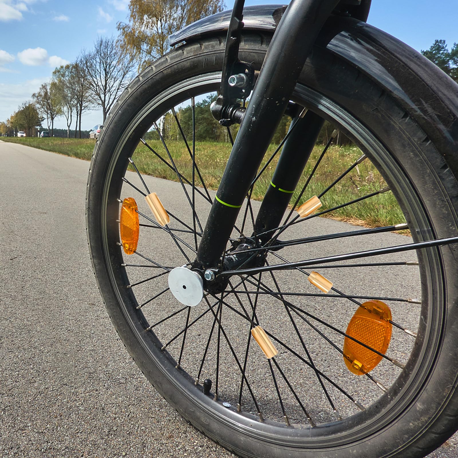 Mipcase 14 sztuk mosiężnych ciężarków do kół motocyklowych do dokładnego