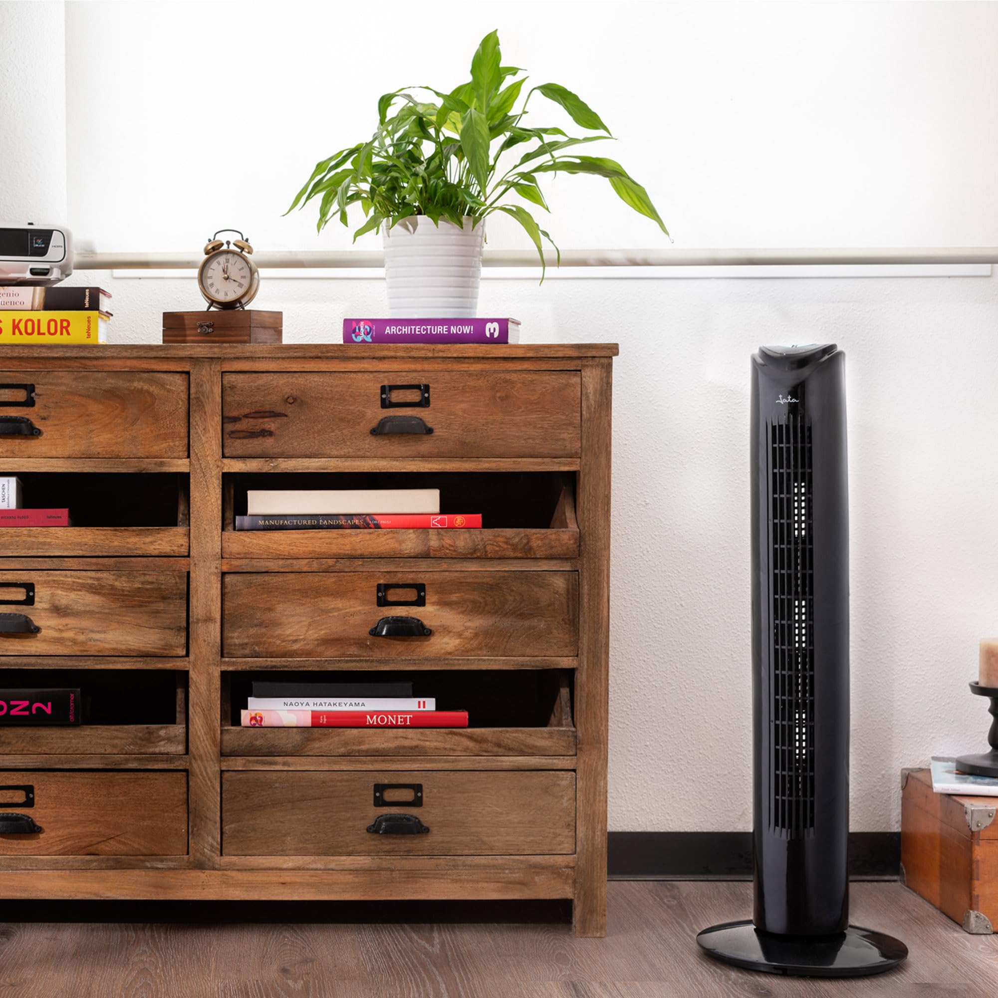 Jata Turmventilator Mit Fernbedienung – 3 Stufen, Timer, Leise & Oszillierend