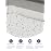 TotAha Premium Soft Pack n Play Sheets, Super Stretchy Jersey Knit Mini Crib Sheets Fitted, Silky Comfort Graco Pack and Play Mattress Sheets 2-Pack, Moon & Grey Sky
