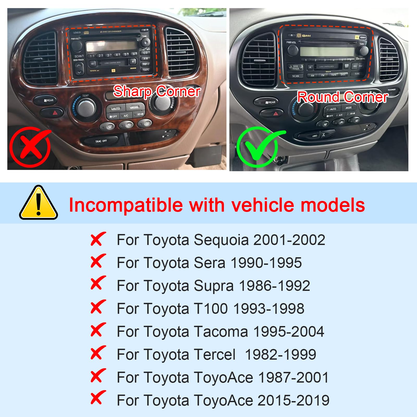2+32G Android 13 Autoradio Stereo per Toyota RAV4 2000-2005 con Carplay Android Auto, 7 pollici Touch Screen Radio Lettore Multimediale con navigazione GPS FM Schermo diviso Bluetooth Wifi