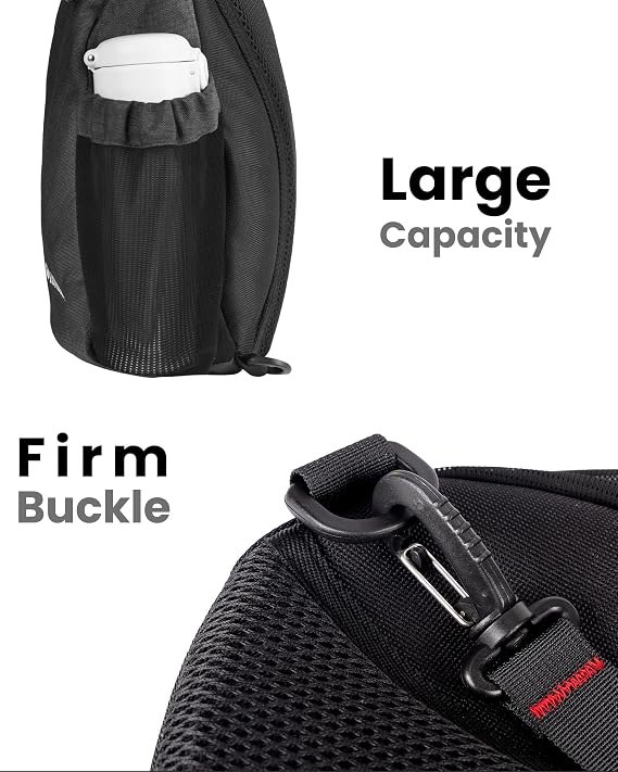 OutdoorMaster Sling Bag, Hiking Daypack, Crossbody Shoulder Chest Urban | Lightweight & Durable, 12L Capacity, Reversible Shoulder Strap, Outdoor Travel Backpack for Women & Men