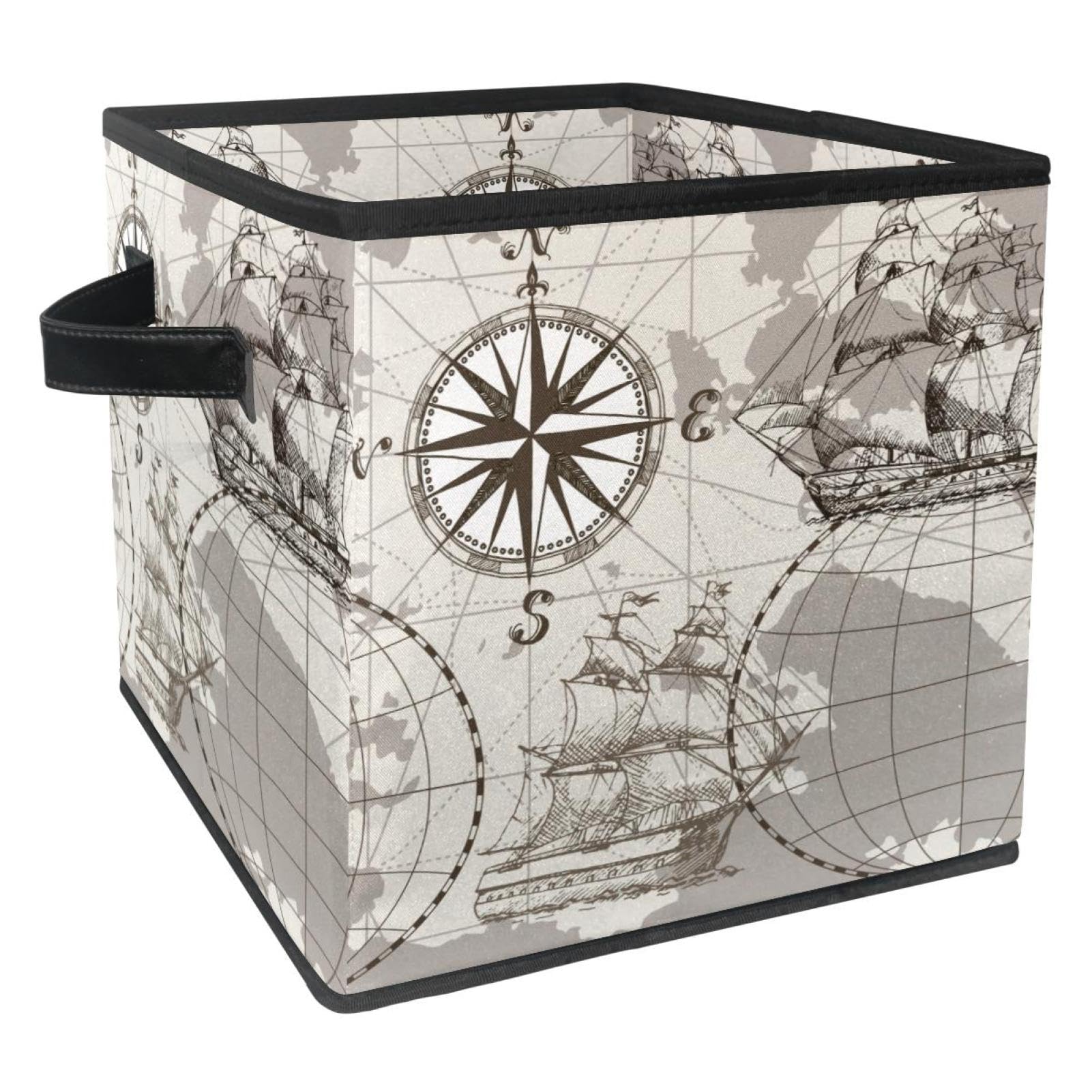 Panier en tissu pliable pour jouets et vêtements idéal pour ranger la chambre d'enfant ou le placard