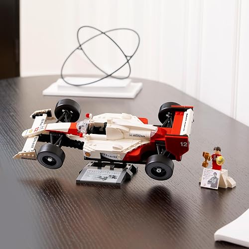 LEGO Icons McLaren MP4/4 et Ayrton Senna, Set de Construction F1 pour Adultes, avec Une Minifigurine, Idée Cadeau pour Un Anniversaire pour Fans de Modèles Réduits de Voiture de Course 10330 - 3