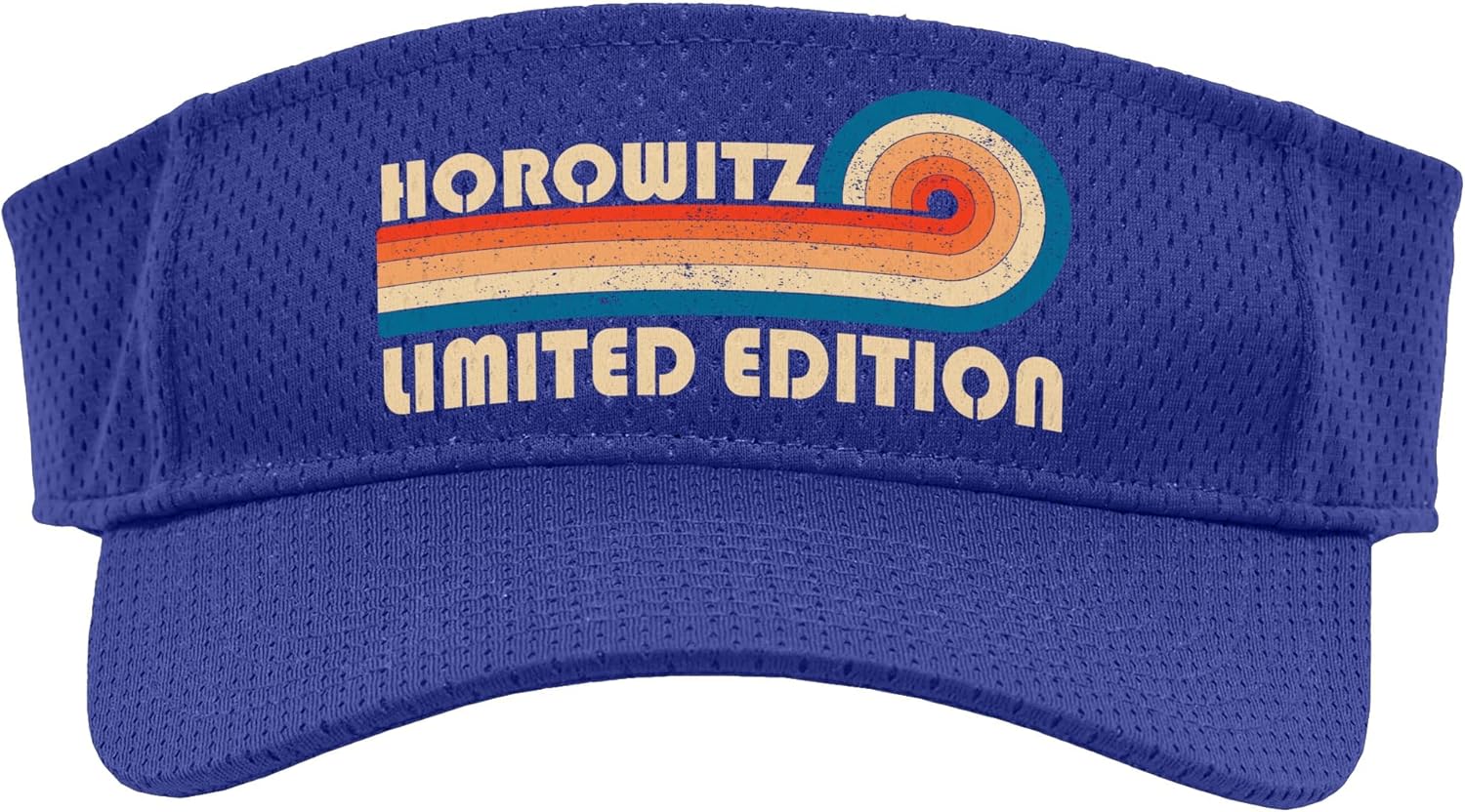 Horowitz Retro 70s 80s Sunset Stripe Sport Sun Visor