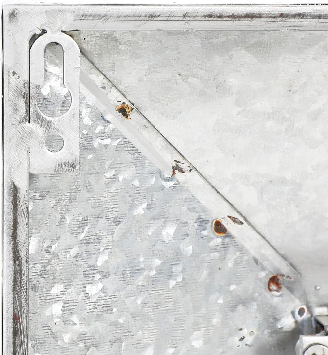 Creative Co-Op Square Metal Framed Mirror