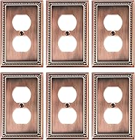 Vista 21 de Paquete de 2 cubiertas de placa de interruptor de luz de doble palanca, cubiertas decorativas de placa de doble interruptor Pearls, placa de pared