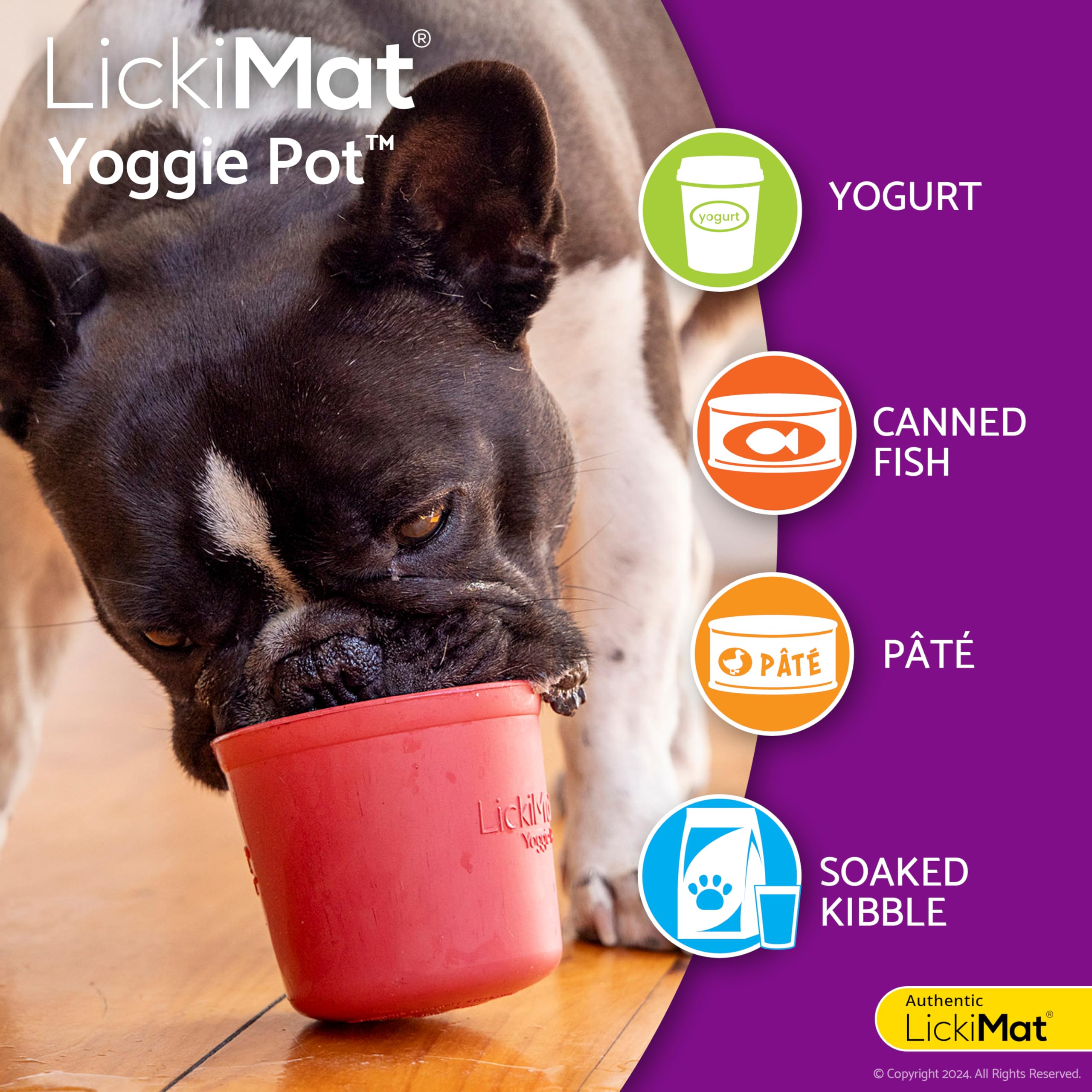 Amazon.com: LICKIMAT Yoggie Pot – Distraction, Fun and Enrichment