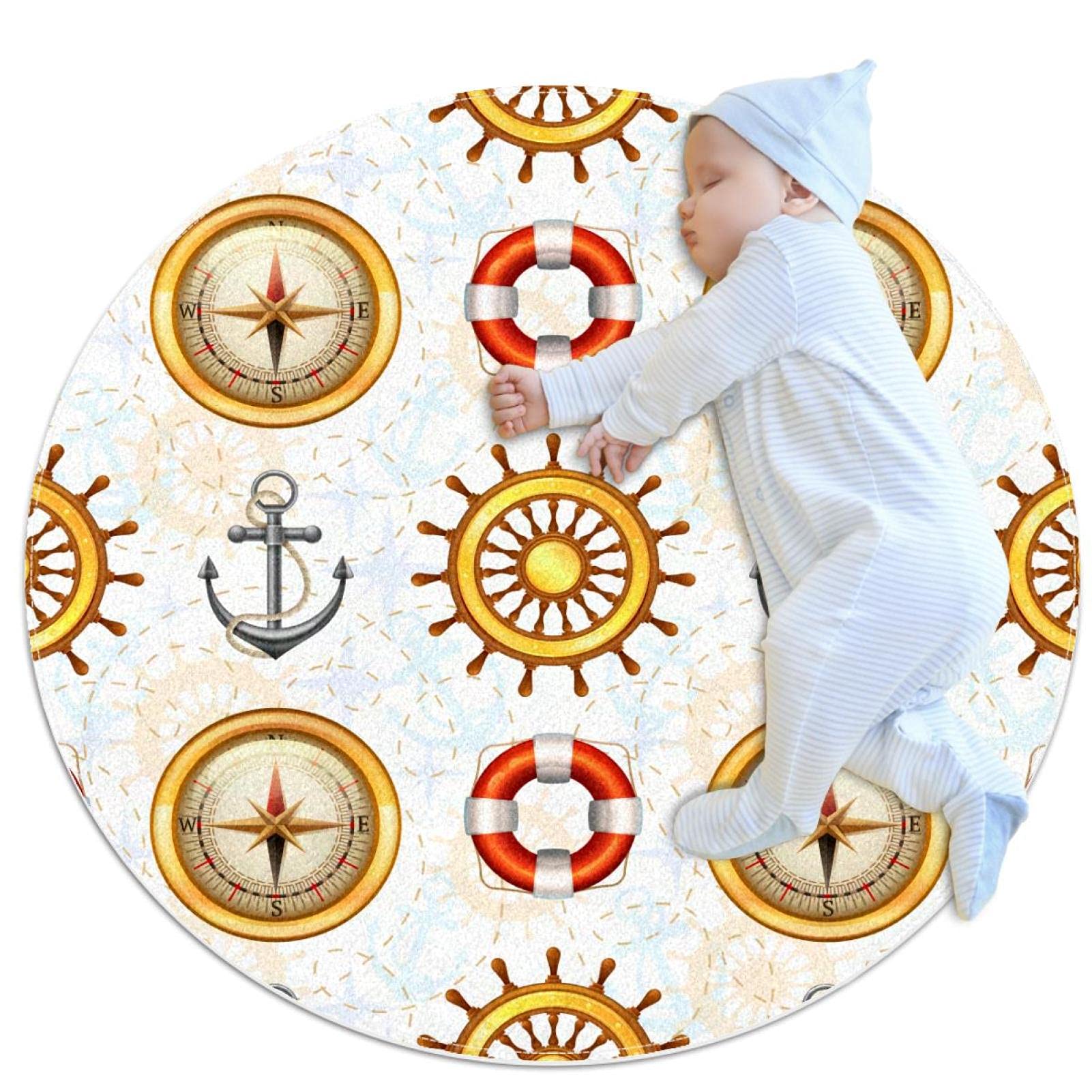 Tapis de salle de bain antidérapant sécurisé sol glissant chambre enfant 1m