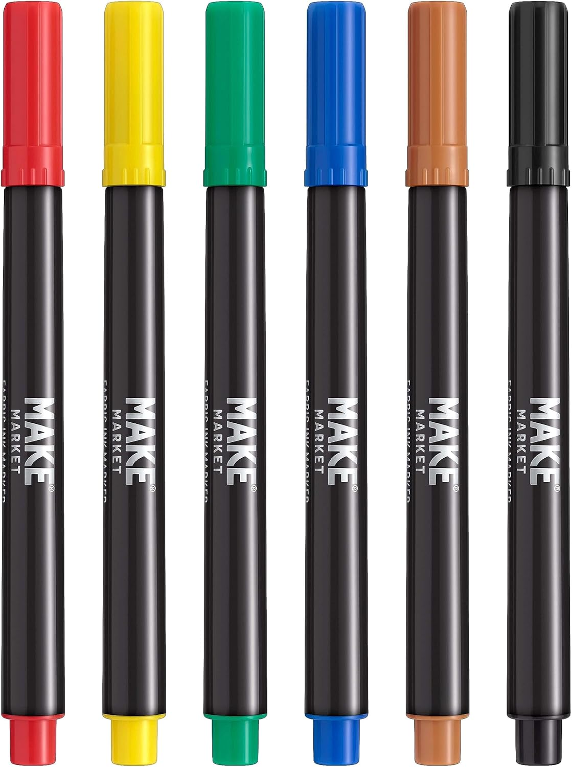 Marvy® Uchida Fine Point Fabric Markers, Primary