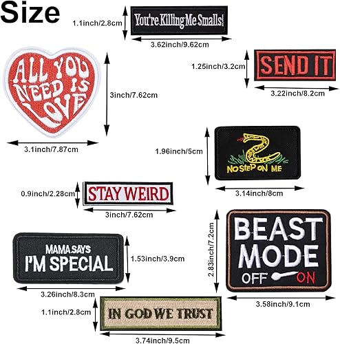 Miniatura 2 de TACVEL 2 piezas Sorry I'm Late Parche bordado divertido insignia Milltary, parche de gancho y bucle para gorras, mochilas, ropa, chaleco, uniformes