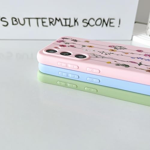 Vista 162 de ZTOFERA Funda protectora delgada para Samsung Galaxy S21 FE 5G, bonito diseño de flores para niñas y mujeres, funda protectora delgada para Galaxy