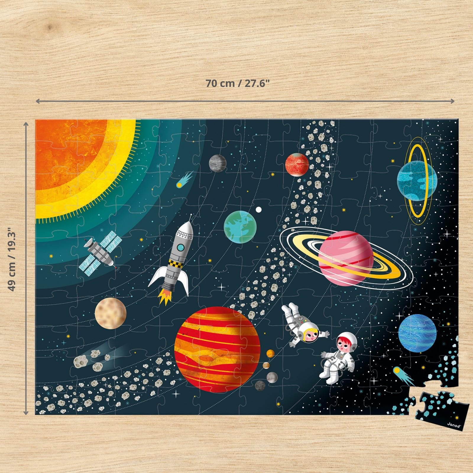 Janod Puzzle Educativo 4-in-1 Le 4 Stagioni - 6-16 Pezzi Per Bambini 3-5 Anni In Valigetta